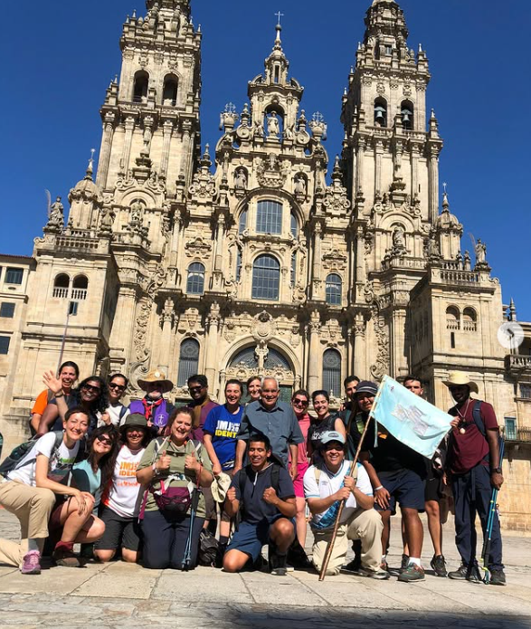 Participantes de la Ruta Jacobea Idente