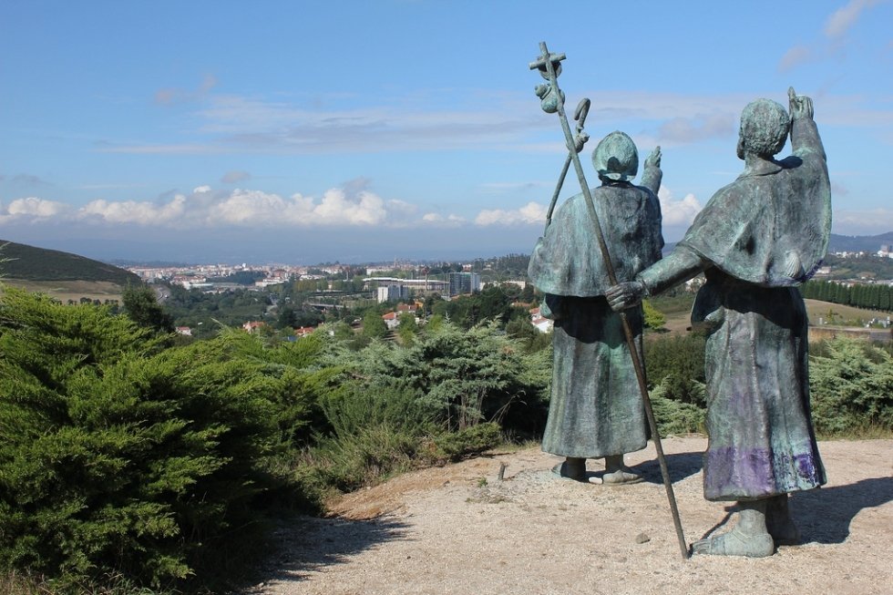 Monte del Gozo, en el Camino de Santiago